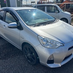 格安　早勝　アクア　車検12月までの画像