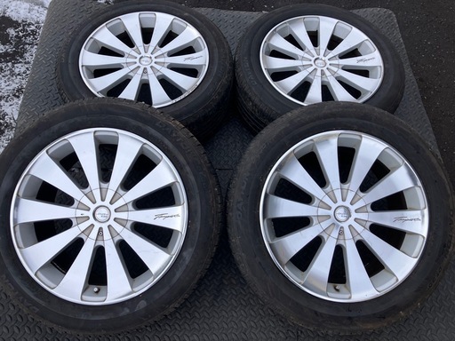 BADX 632 LOXARNY TEMPEST ロクサーニ テンペスト 18×8J ET +38 PCD100/114.3 5H 225/55R18 コンケイブ アルファード ヴェルファイア等に