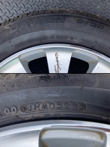 BADX 632 LOXARNY TEMPEST ロクサーニ テンペスト 18×8J ET +38 PCD100/114.3 5H 225/55R18 コンケイブ アルファード ヴェルファイア等に