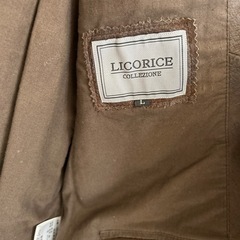 メンズ皮ジャケットの画像