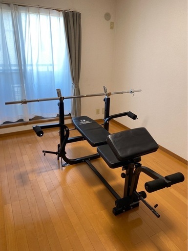 ベンチプレス　トレーニング器具セット　説明書付