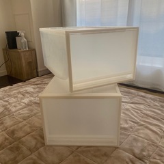 【お取引中】無印　衣装ケース　大２つ