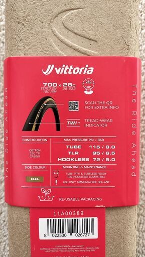 VITTORIA CORSA PRO TLR 700 x 28C 2本セット 新品未開封