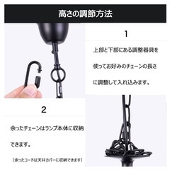 シャンデリア　　マットブラックの画像