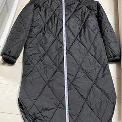 新品 レディース ロング アウター ダウン Mサイズくらい 黒  の画像