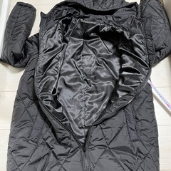 新品 レディース ロング アウター ダウン Mサイズくらい 黒  の画像