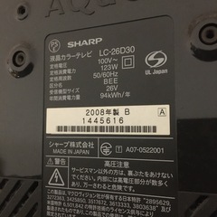 32型　テレビの画像