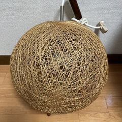 竹　天井吊り下げランプ
