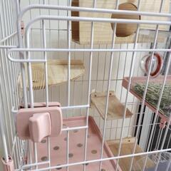 小動物用　猫　ゲージ　小屋の画像