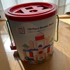 【受け渡し決定】100ピース木製ブロック