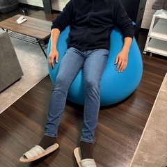 取り引き中　　Yogibo  （アクアブルー）の画像