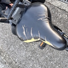 電動自転車　チャイルドシート付きの画像