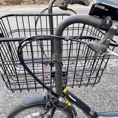 電動自転車　チャイルドシート付きの画像