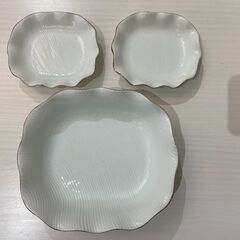 【最終値引き価格】昭和レトロ皿セットの画像