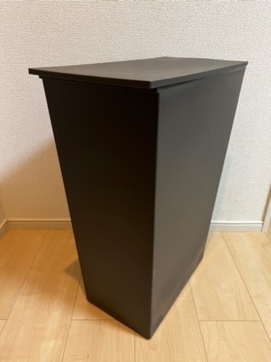 kcud クード シンプル スリム ダストボックス ゴミ箱 ブラック 黒
