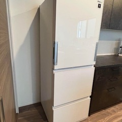 シャープ　左右両開き 冷蔵庫 350L