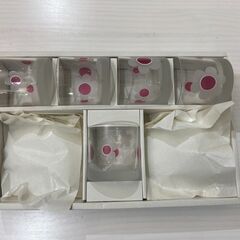 Courreges　レトログラス＆小皿セット