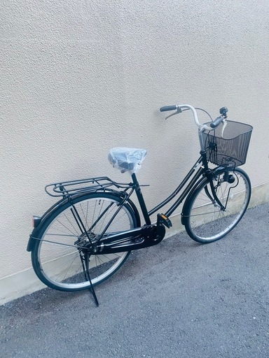 ※決まりました！※後ろタイヤ、チェーン、前カゴも新品に交換の中古自転車ですよー！防犯登録も同時にできます！