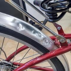 ★ジモティ割あり★  自転車 ２４インチ 赤 クリーニング済み OJ8144の画像