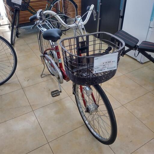★ジモティ割あり★  自転車 ２４インチ 赤 クリーニング済み OJ8144