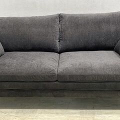 Francfranc フランフラン ラージュ ソファ 3S W1860 ダークグレー 3人掛け 中古家具 店頭引取歓迎 R9248の画像