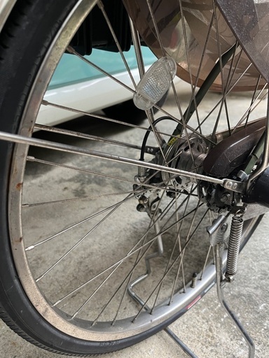 電動自転車　子供前後のせシート付き　パナソニック