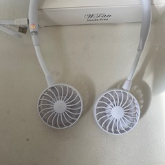 BLUEIDEE SPICE of Life ハンズフリー Wファン ダブルファン ホワイト 未使用自宅保管品  の画像