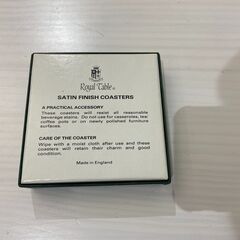 【最終値引き価格】Royal Table®　SATIN FINISH COASTERS　の画像