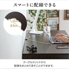 🩷新品未使用🥰100cm幅 奥行60cm 木製 デスク 木目調 書斎机 書斎デスク 勉強机 学習机 学習デスク ミシン台 おしゃれ 大人 シンプル 新生活 机 子供 テレワーク 在宅勤務 リモートワーク 在宅ワーク PCデスク 机の画像