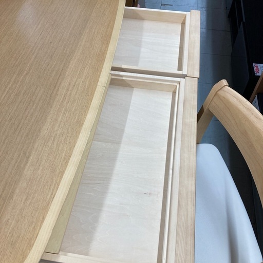 カリモク　学習デスク3点セット　※カギ欠品