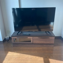 50インチ　テレビ　テレビ台セット　