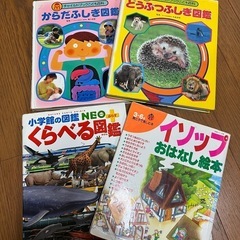 こども図鑑、絵本
