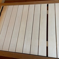 【決まりました！】シングルベッド　フレーム　無印良品　無垢材の画像