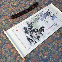 古い掛け軸「大原路」② 京都府 京都市の掛け軸の中古が安い！激安で譲ります・無料で