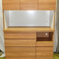 LOWYA 食器棚 キッチンボード　レンジボード　の画像