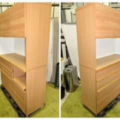 LOWYA 食器棚 キッチンボード　レンジボード　の画像