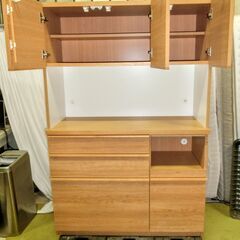 LOWYA 食器棚 キッチンボード　レンジボード　の画像