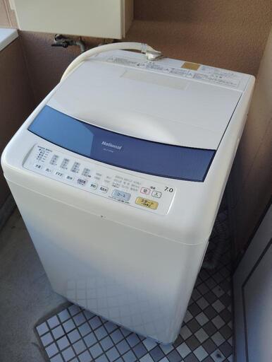 一層式National洗濯機