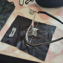 眼鏡タイプの拡大鏡の画像