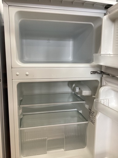 美原店　冷蔵庫 90L 2020年製 2ドア ヤマダセレクト YRZ-C09G1 ホワイト 白 100Lクラス以下 小型 ヤマダ YA