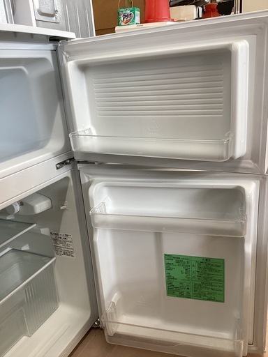 美原店　冷蔵庫 90L 2020年製 2ドア ヤマダセレクト YRZ-C09G1 ホワイト 白 100Lクラス以下 小型 ヤマダ YA