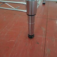 アルミラック ワードローブ■棚 衣類 収納 ハンガーラック 現状品の画像