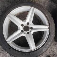 メルセデスベンツ 225/45R18 スタンドレスタイヤホイール4本セットW205,W206キャップ付きの画像