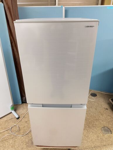 SHARP ノンフロン冷凍冷蔵庫 152L 2020年製 SJ-D15G-S どっちもつけかえドア 霜取り不要