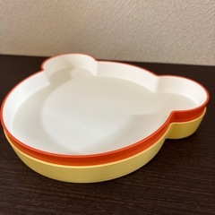 tak キッズディッシュ ランチボックス  クマ型　4点セットの画像