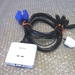 パソコン切替器 エレコム USB⇔USB　KVM-KUSN