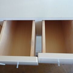 ホワイトキャビネット■引き出し収納 キャビネット 白 家具 の画像