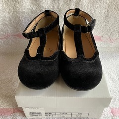 フォーマル靴　女の子　17cm 黒　卒園式　入学式　入園式　