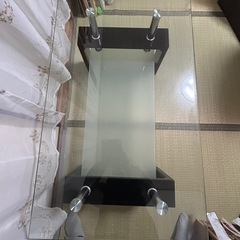 ガラステーブルお譲りします。の画像