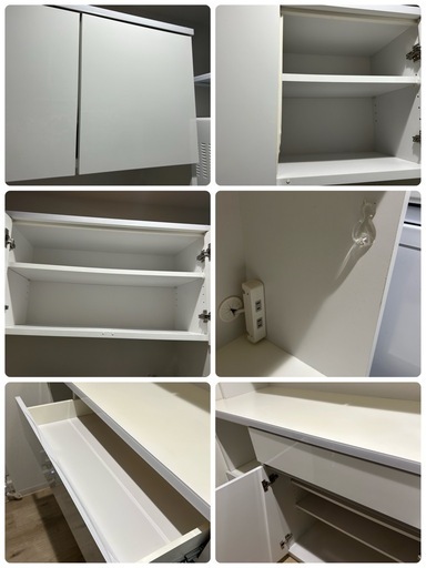 キッチンボード　収納　食器棚　家電